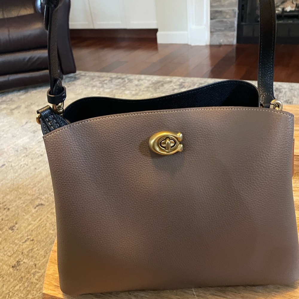 Coach Crossbody Bag in Brown and Black